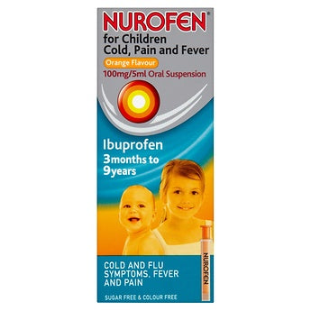 NUROFEN FOR CHILDREN [GSL] ORANGE 100ml