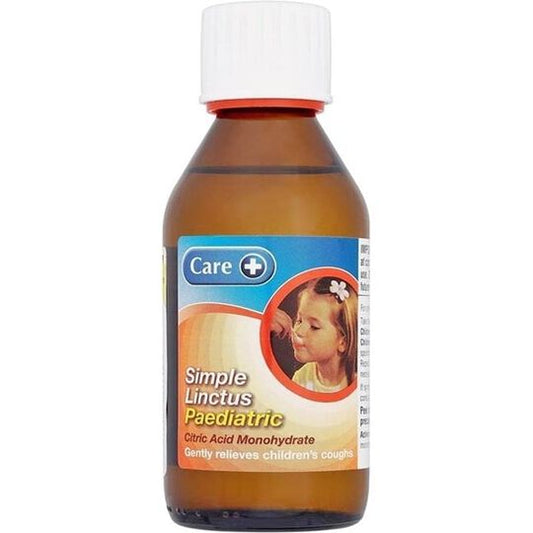 Care Simple Linctus Paediatric Sugar Free (200ml) - Cough & Sore Throat