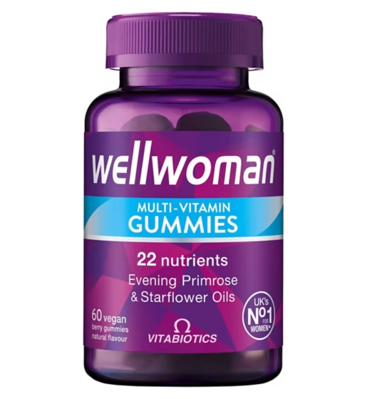 Vitabiotics Wellwoman Multi-Vitamin Gummies 60 Vegan Berry Gummies