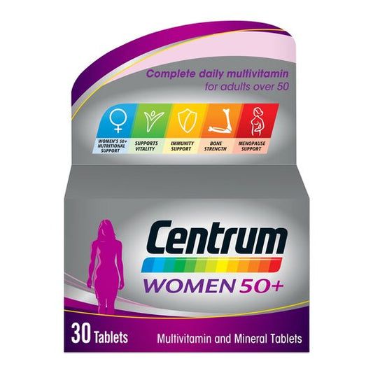 Centrum Women 50+ Multivitamins & Minerals, 30 Tablets